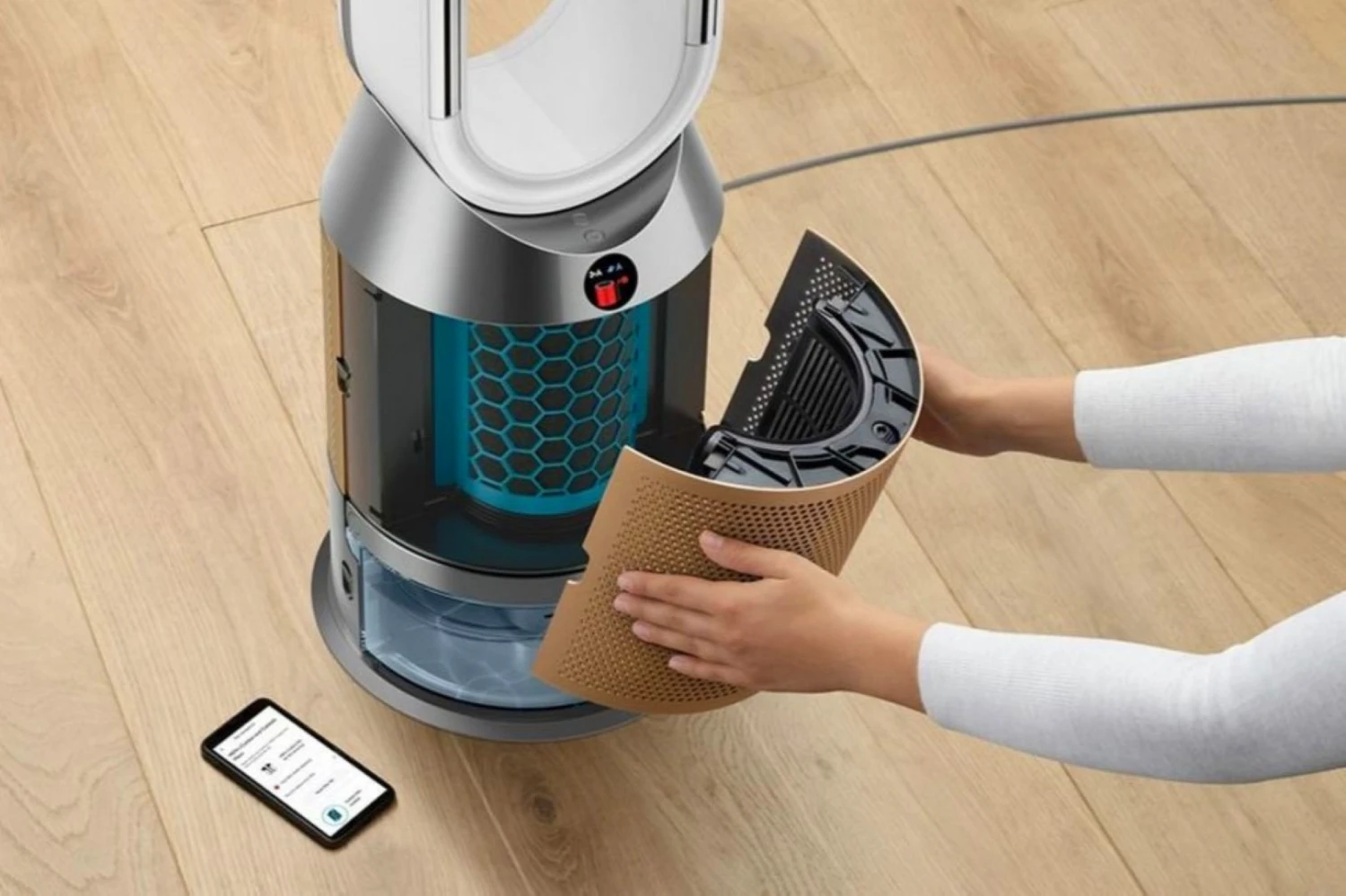 Очиститель воздуха Dyson Air PH05 White/Gold