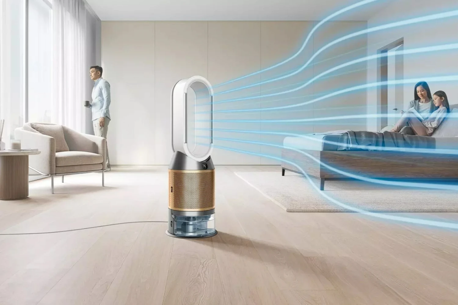 Очиститель воздуха Dyson Air PH05 White/Gold