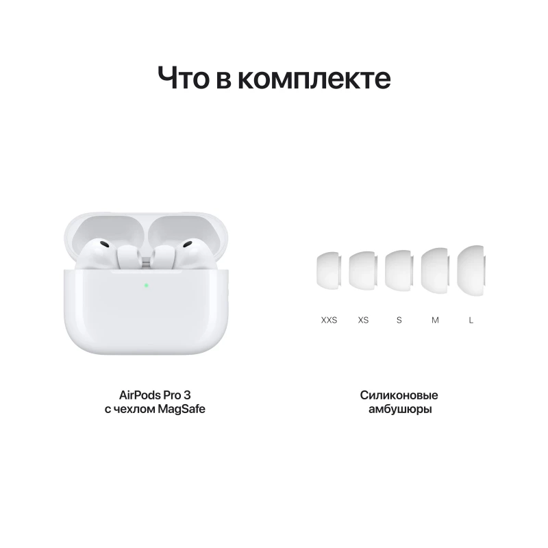 Наушники Apple AirPods Pro 3 (2025) - купить, цена, доставка