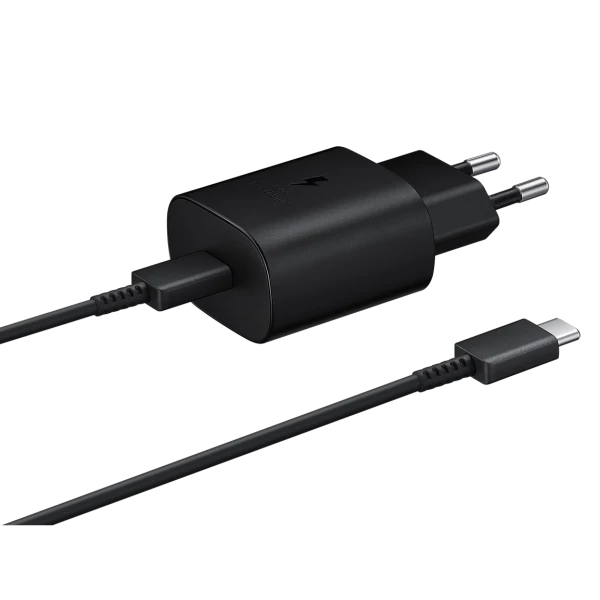 Сетевое зарядное устройство Samsung 25W USB-C + кабель Type-C