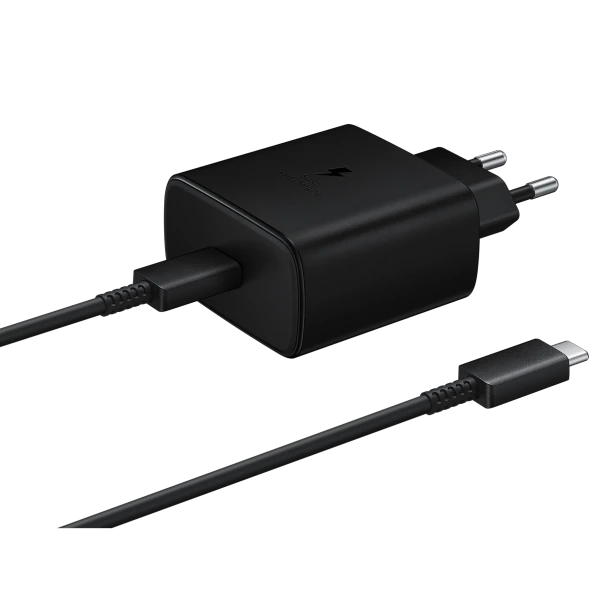 Сетевое зарядное устройство Samsung 45W USB-C + кабель Type-C