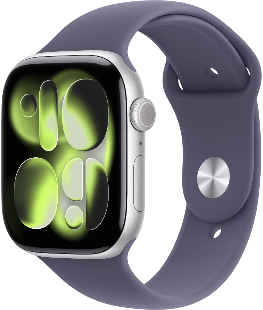 Apple Watch Series 11 42mm Silver Aluminium Purple Fog Sport Band