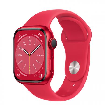 Apple Watch Series 8 41mm (PRODUCT)RED Aluminum Case with (PRODUCT)RED Sport Band