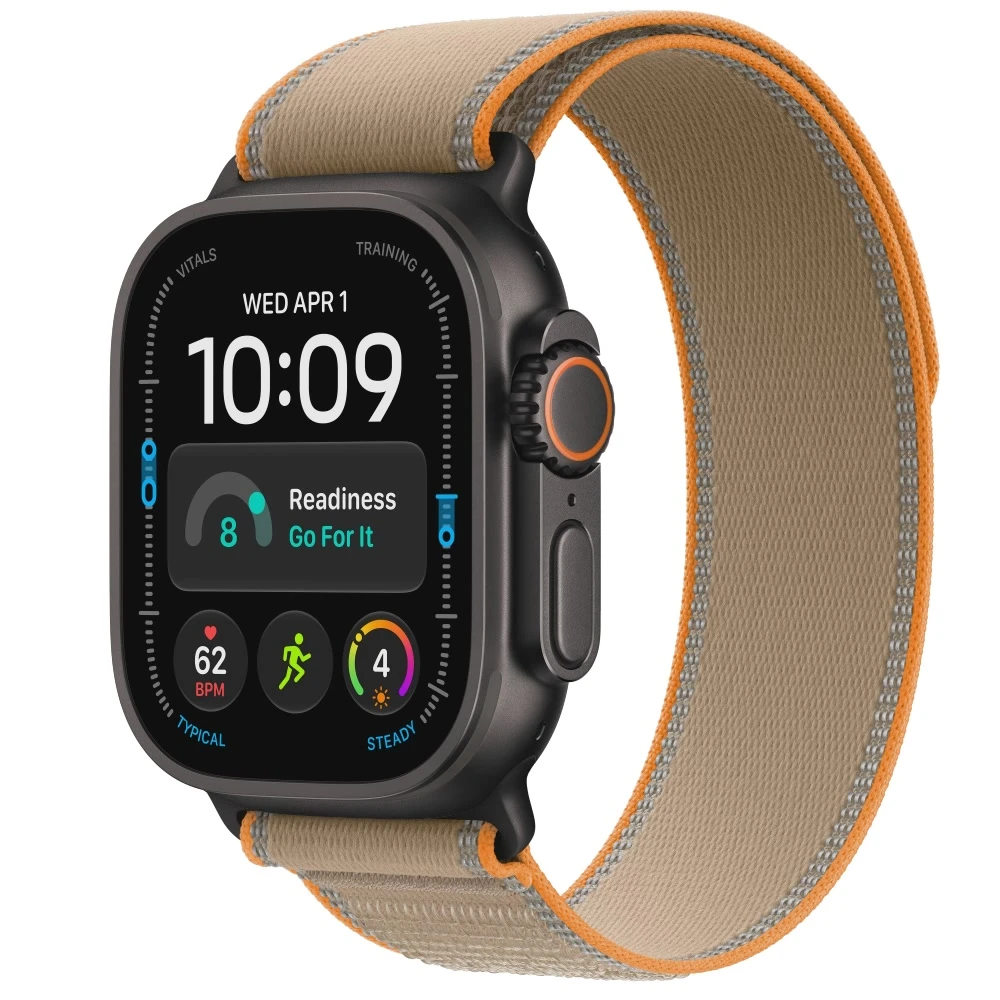 Apple Watch Ultra 4 49mm Black Titanium Sand Trail Loop