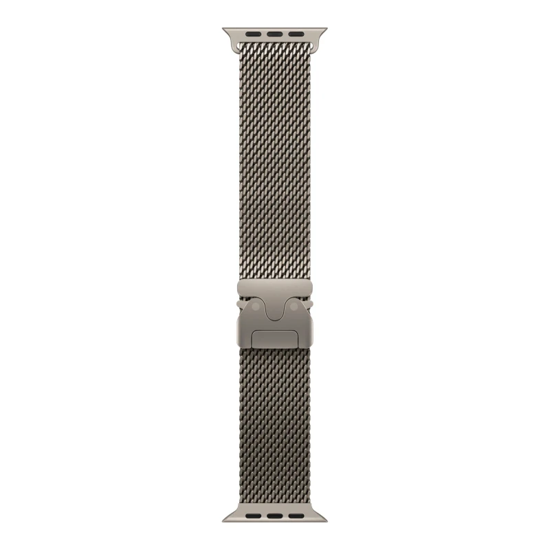 Apple Watch Ultra 4 49mm Natural Titanium Milanese Loop