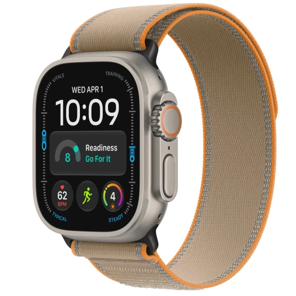 Apple Watch Ultra 4 49mm Natural Titanium Sand Trail Loop