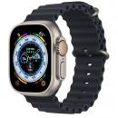 Apple Watch Ultra 49mm Titanium Case with Midnight Ocean Band
