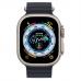 Apple Watch Ultra 49mm Titanium Case with Midnight Ocean Band