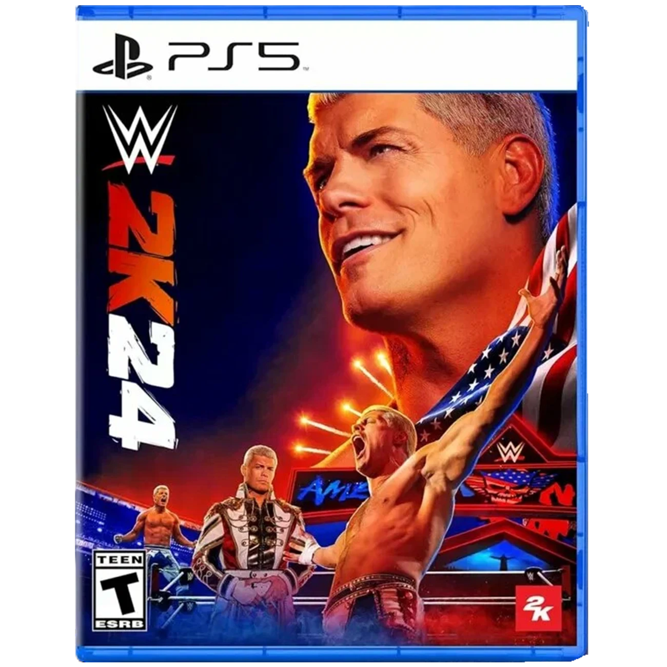 Диск для PS5 WWE 2K24