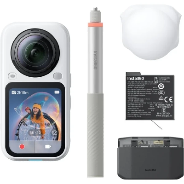 Insta360 X6 Essentials Bundle (White)