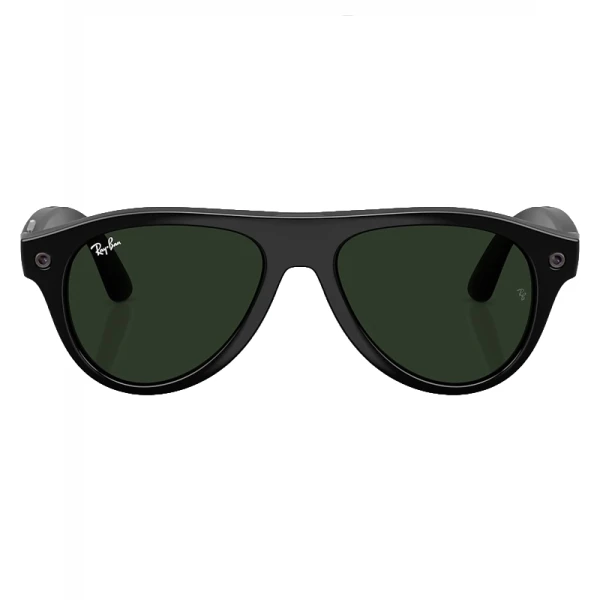Умные очки Ray-Ban Meta (Gen 3) Aviator (Shiny Black, Clear/Green Transitions)