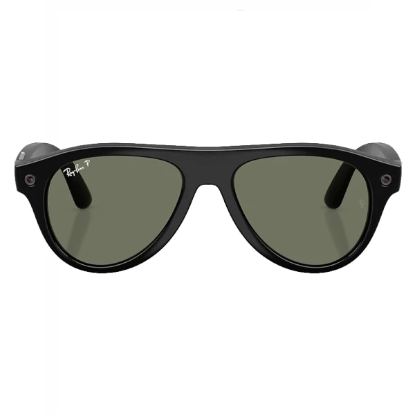 Умные очки Ray-Ban Meta (Gen 3) Aviator (Shiny Black, Green Polarized)