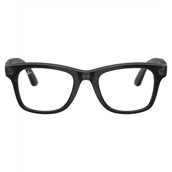 Умные очки Ray-Ban Meta (Gen 3) Wayfarer (Polished Transparent Black, Clear/Aquamarine Transitions)