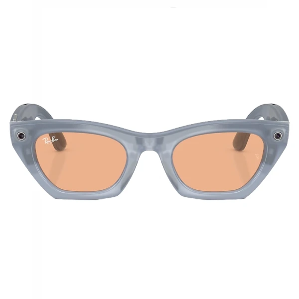 Умные очки Ray-Ban Meta (Gen 3) Zena (Polished Milky Grey Lilac, Clear/Copper Transitions)