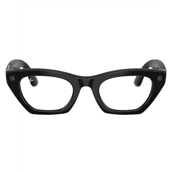 Умные очки Ray-Ban Meta (Gen 3) Zena (Shiny Black, Clear Blue-Violet Light Filter)