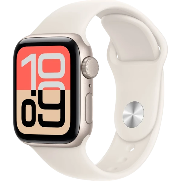 Apple Watch SE 3 40mm Starlight Aluminum Case with Starlight Sport Band