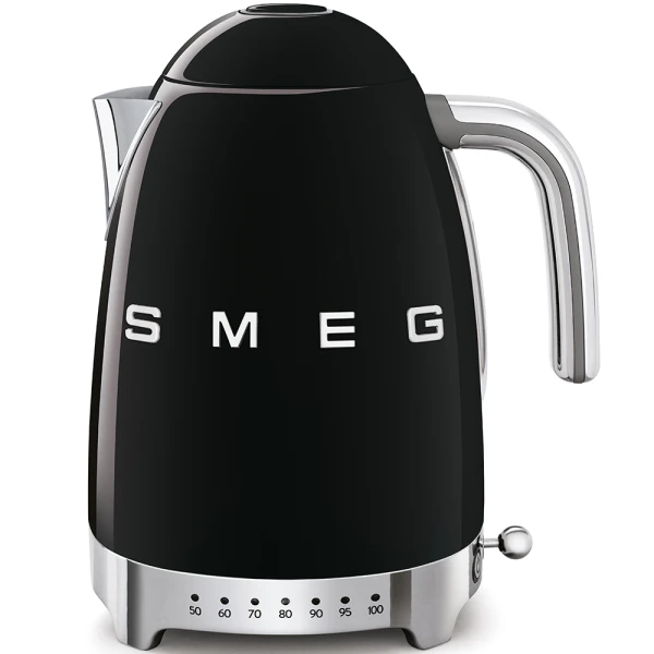 Чайник электрический с регулировкой температуры SMEG KLF04BLEU (Черный)