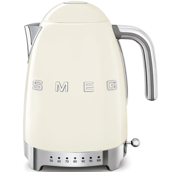 Чайник электрический с регулировкой температуры SMEG KLF04CREU (Кремовый)
