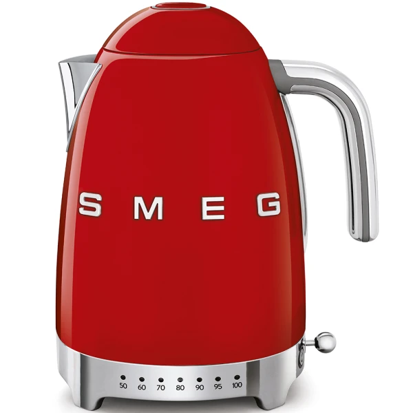 Чайник электрический с регулировкой температуры SMEG KLF04RDEU (Красный)