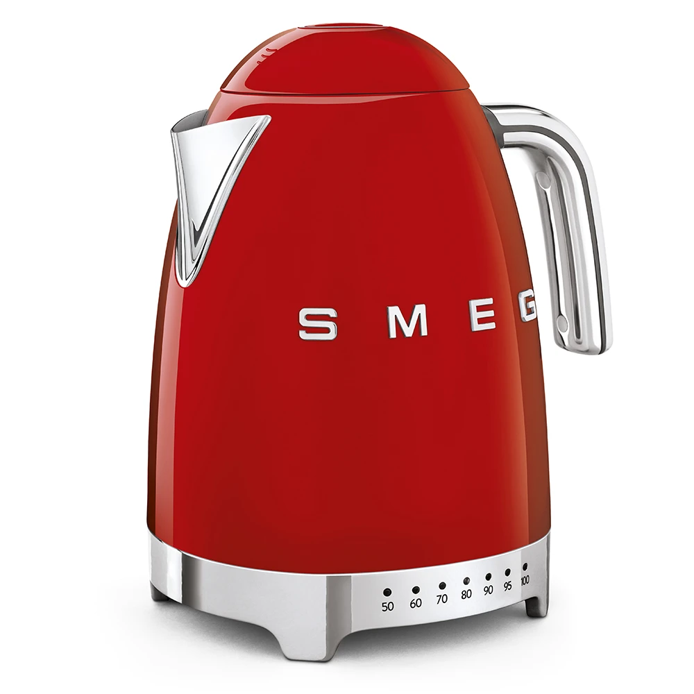Чайник электрический с регулировкой температуры SMEG KLF04RDEU (Красный)