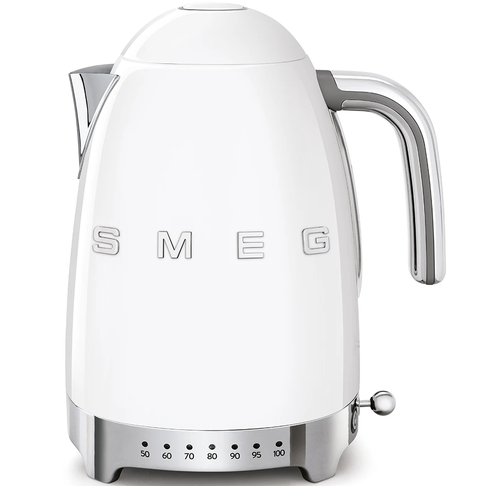Чайник электрический с регулировкой температуры SMEG KLF04WHEU (Белый)