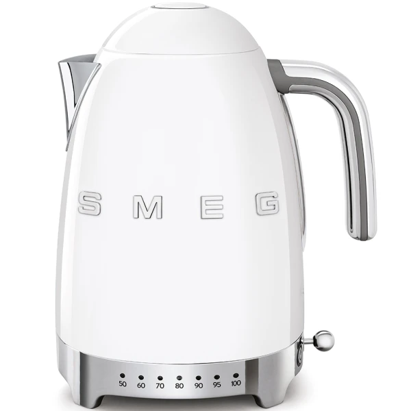 Чайник электрический с регулировкой температуры SMEG KLF04WHEU (Белый)