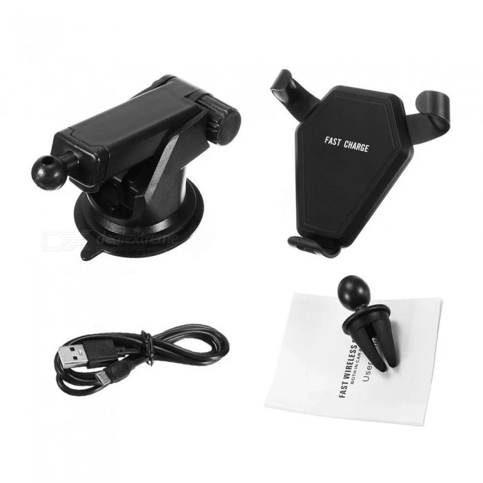 Автомобильный держатель с беcпроводной зарядкой Fast Mobile Charger