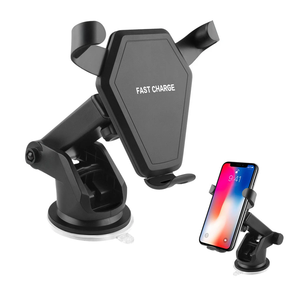Автомобильный держатель с беcпроводной зарядкой Fast Mobile Charger