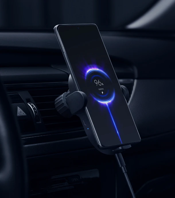 Автомобильный держатель с беcпроводной зарядкой Xiaomi Wireless Car Charger 30W