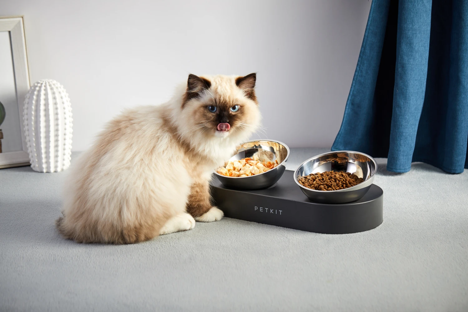 Миска для домашних животных двойная Xiaomi Petkit Double Bowl Set (Metal Version) P5201