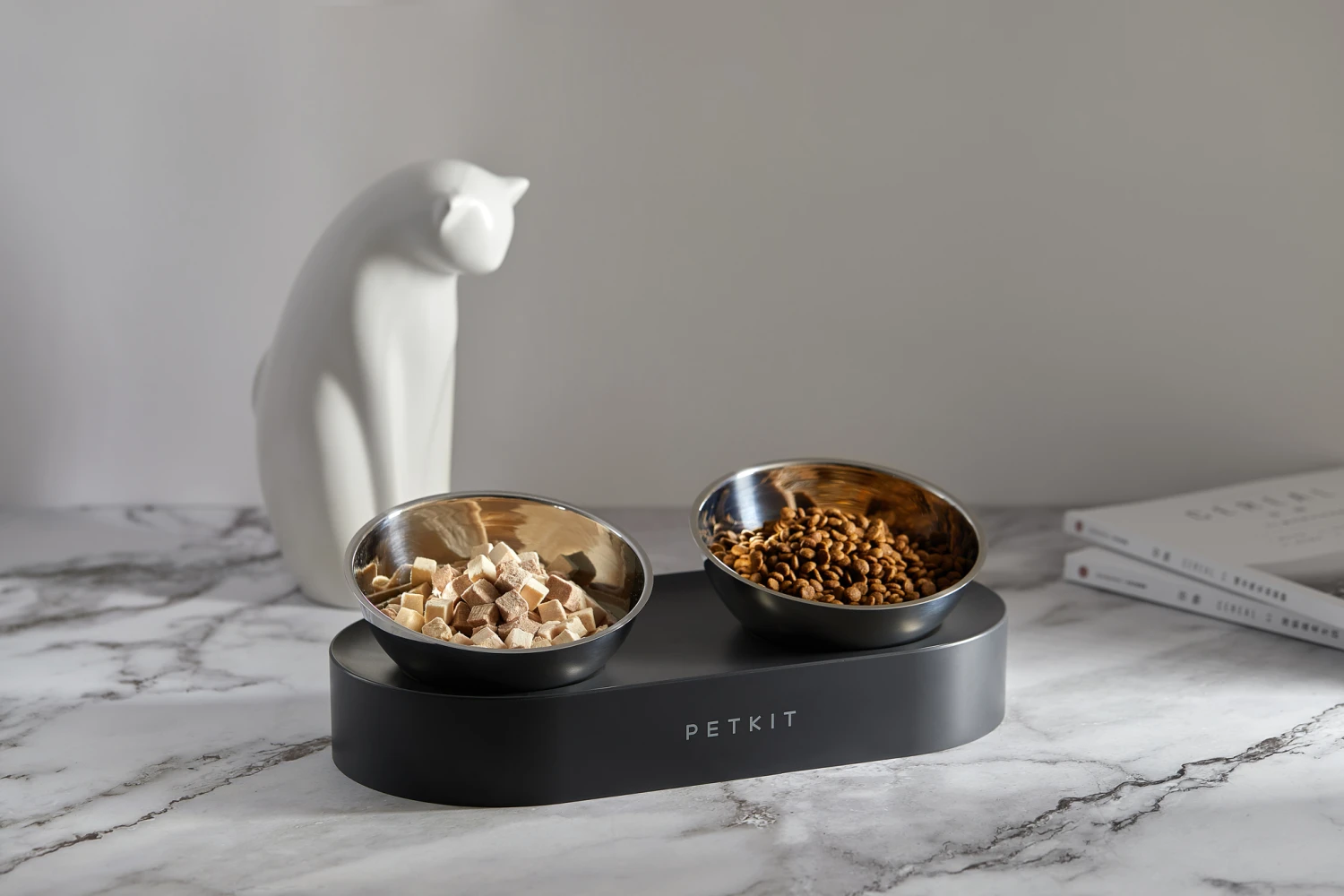 Миска для домашних животных двойная Xiaomi Petkit Double Bowl Set (Metal Version) P5201