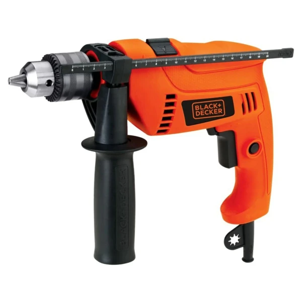 Дрель ударная Black&amp;Decker HD555KMPR