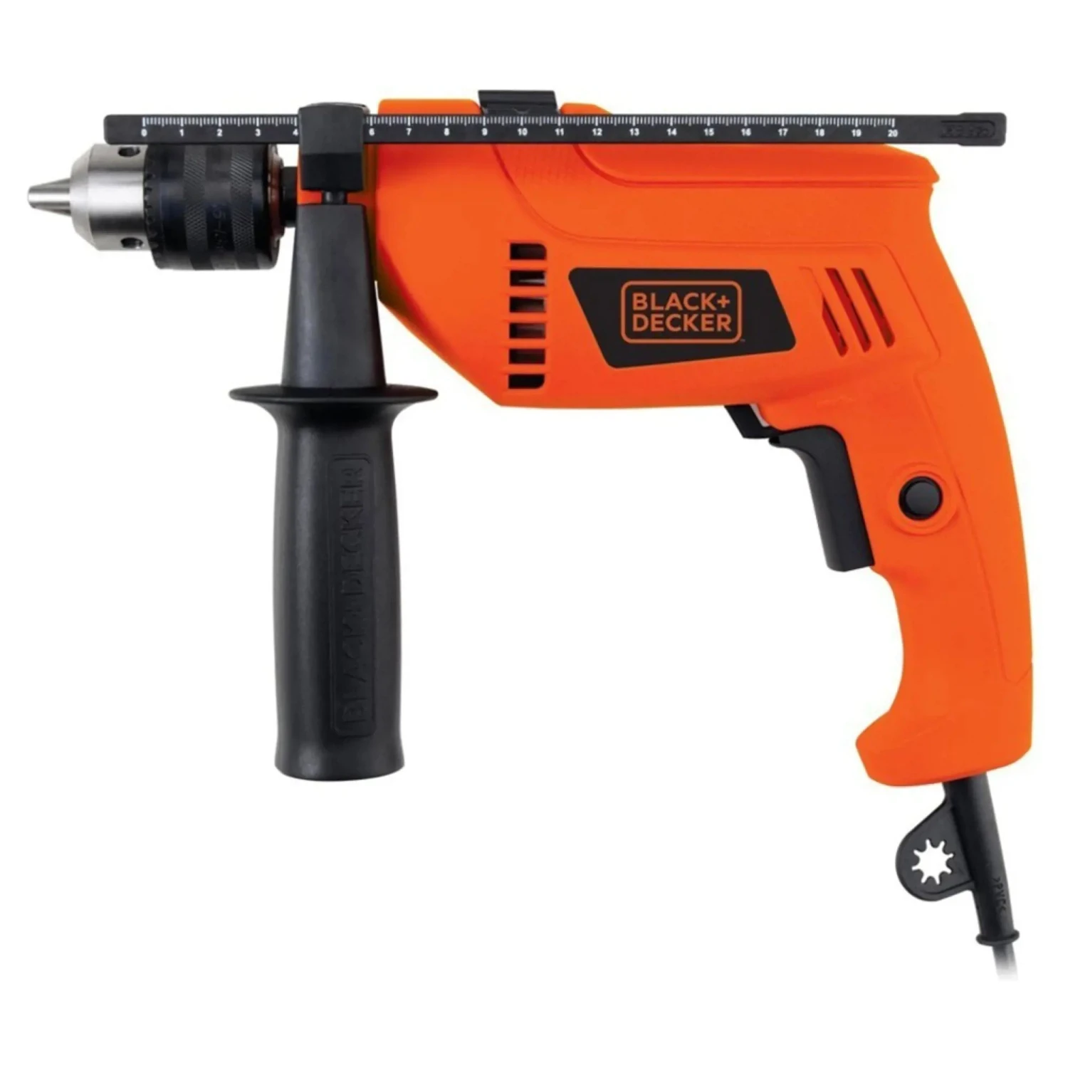 Дрель ударная Black&amp;Decker HD555KMPR
