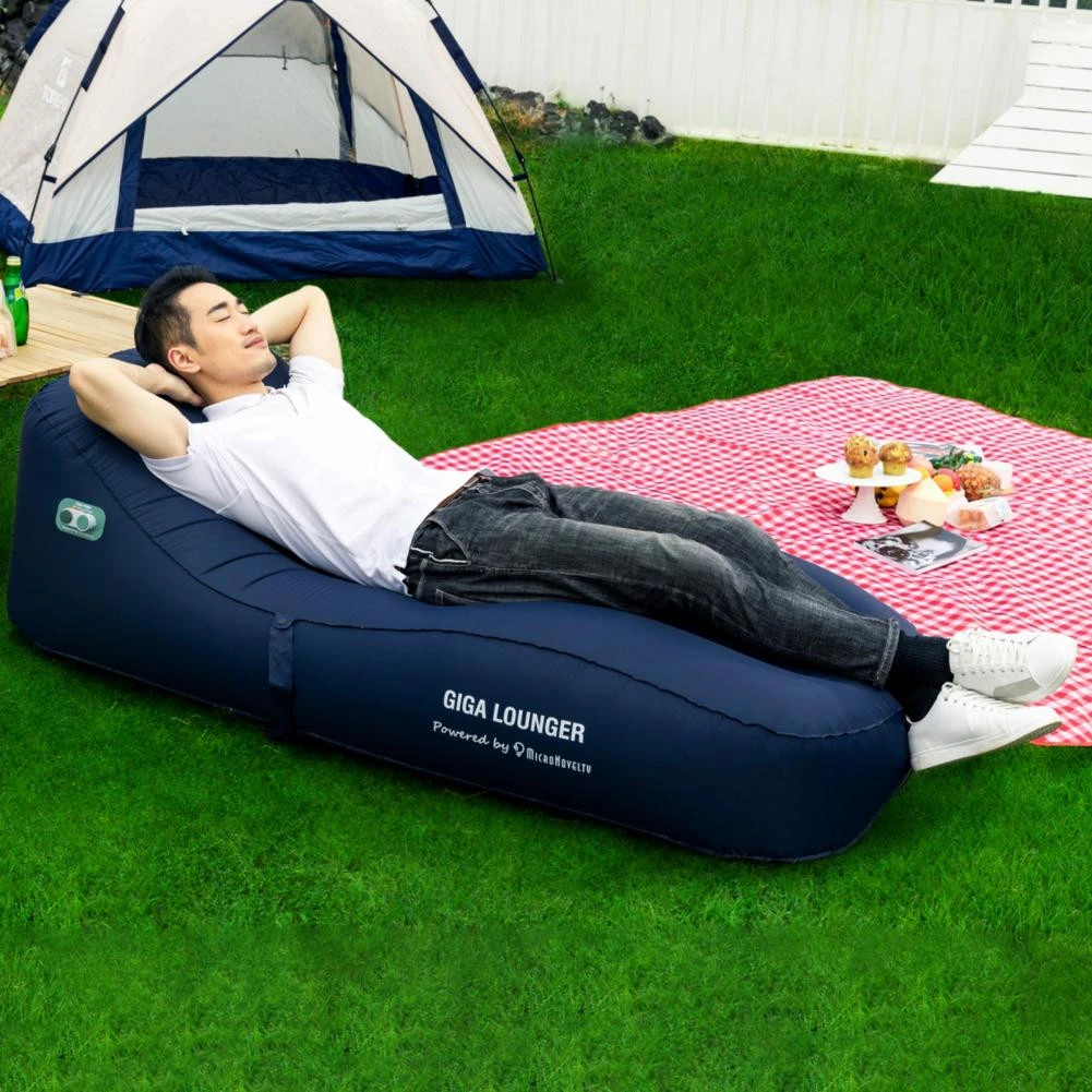 Самонадувающийся матрас-шезлонг Aerogogo GIGA GS1 (Blue)