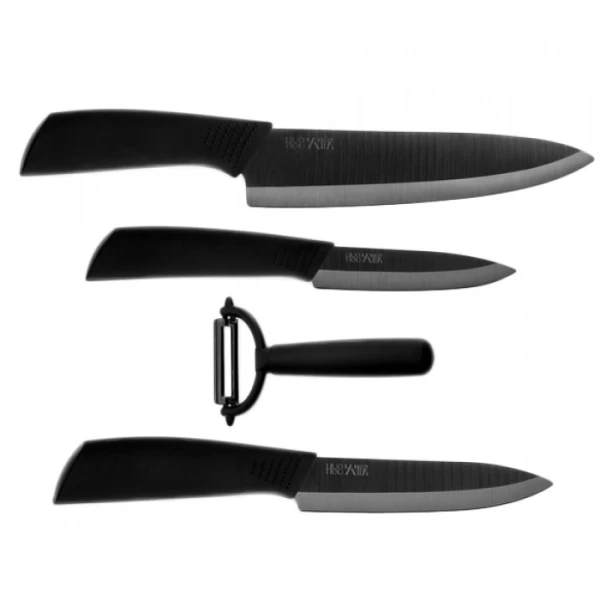 Набор из 4х керамических ножей Huo Hou Nano Ceramic Knife