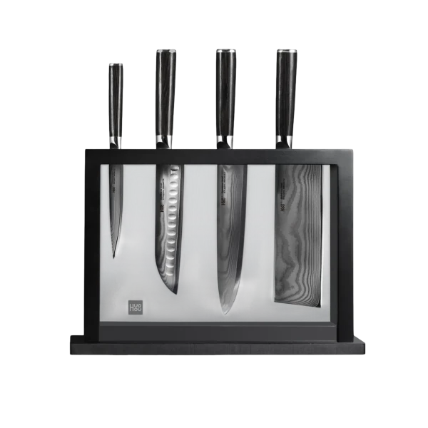 Набор ножей из дамасской стали Xiaomi Huo Hou Damascus Knife 4 предмета