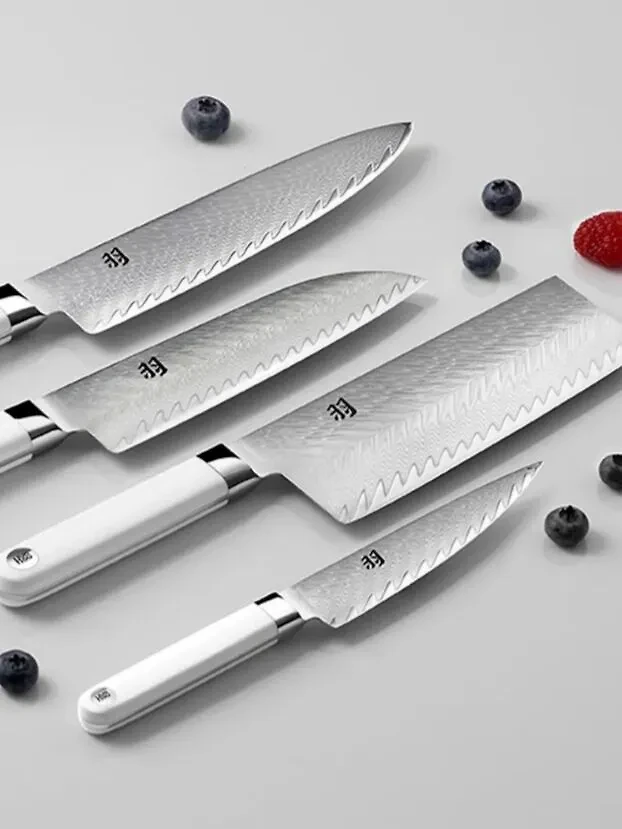 Набор ножей из дамасской стали Xiaomi Huo Hou Knife (4 предм) HU0296