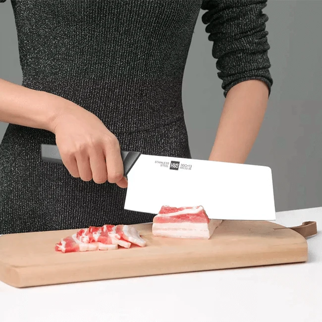 Набор Xiaomi HuoHou Fire Kitchen Steel Knife Set (4 ножа и ножницы с подставкой) HU0057