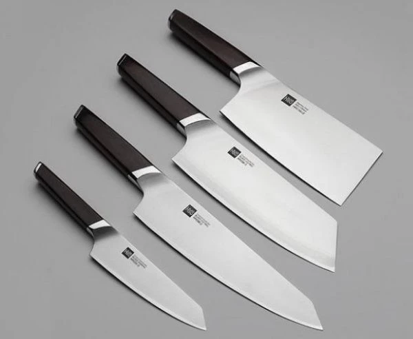Набор Xiaomi HuoHou Fire Compound Steel Knife Set (4 ножа с подставкой) HU0033