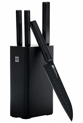 Набор Xiaomi HuoHou Knife (4 ножа с подставкой) HU0076