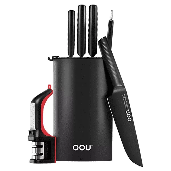 Набор кухонных ножей Xiaomi Oou Black Shark Kitchen Set (7 Предметов)