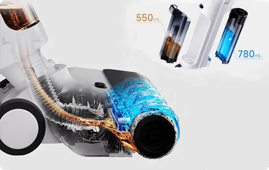 Моющий беспроводной пылесос Xiaomi Mijia Wireless Floor Scrubber 2C