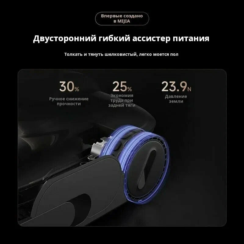 Вертикальный ручной пылесос Mijia Wireless Floor Scrubber 4 MAX