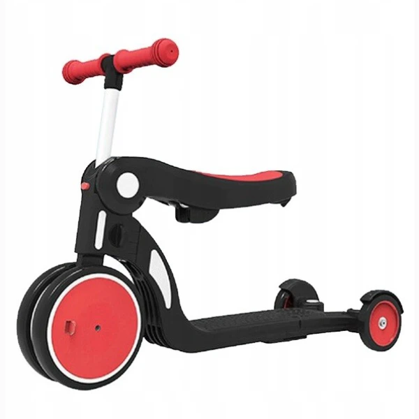 Самокат-беговел 5 в 1 BeBeHoo Deformation Stroller (Red)