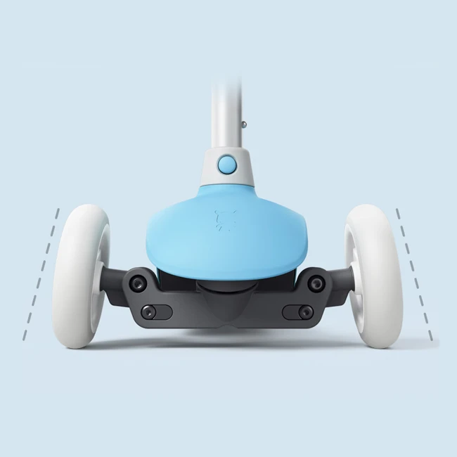 Детский самокат-кикборд Xiaomi Rice Rabbit Scooter (Pink)