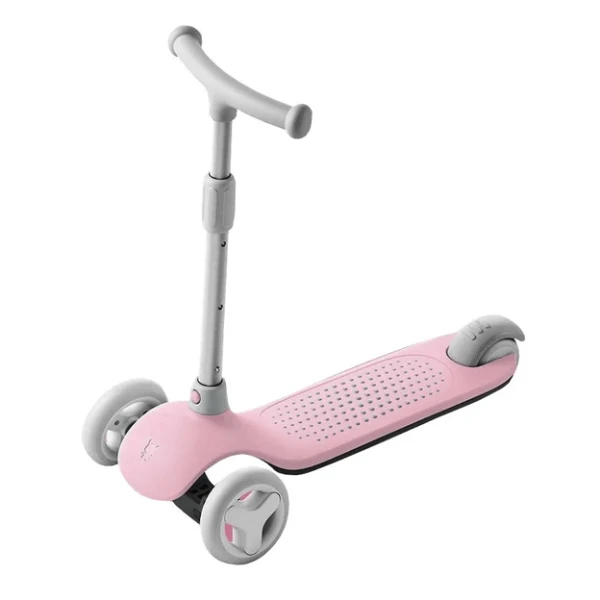 Детский самокат-кикборд Xiaomi Rice Rabbit Scooter (Pink)