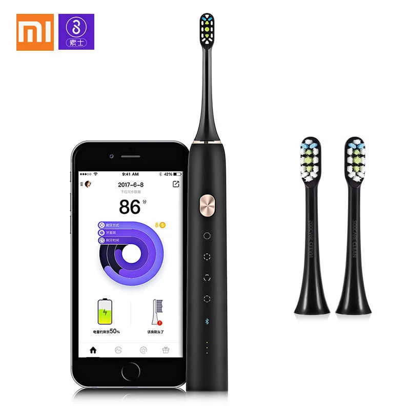 Сменные насадки для зубной щетки Xiaomi Soocare (Black)