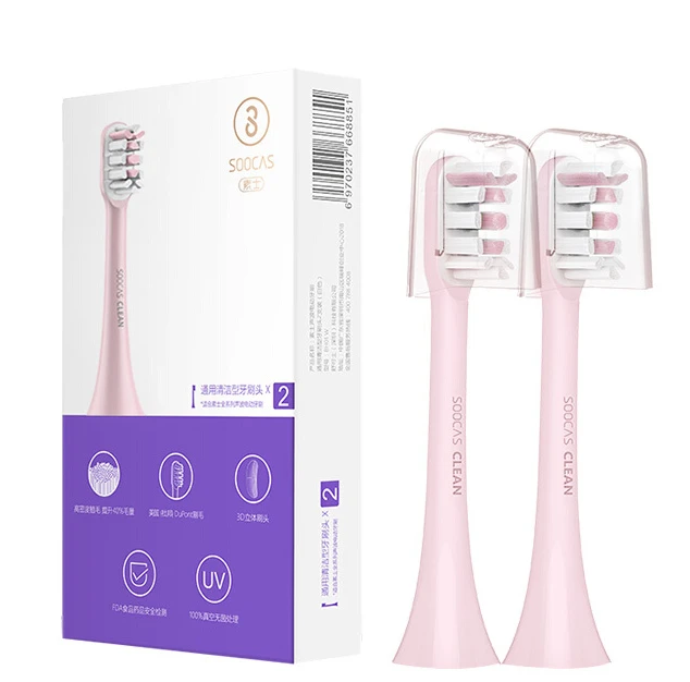 Сменные насадки для зубной щетки Xiaomi Soocare (Pink)